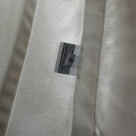 MATTHEW ADAMS DOLAN WHITE OVERSIZED DENIM JACKED DRESS WORN BY RIHANNA 90s STYLE - Picture 3 of 16